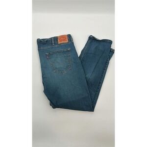 Levis 541 Athletic Taper Jeans Mens 48x34 Blue Medium Wash Stretch 59684-0003